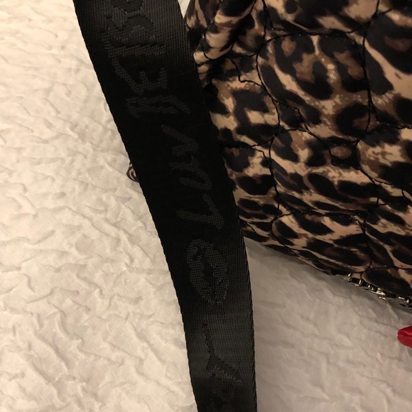 Luv Betsey by Betsey Johnson LBSIAN Quilted Leopard Satchel + Bag Charms NWT - Picture 15 of 16